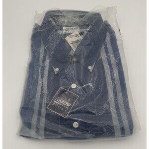 Arrow Mens Button Down Shirt Arrow 3XL Big & Tall Check Plaid Chest Pocket